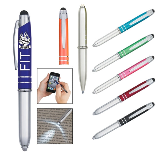Aluminum Pen with LED light