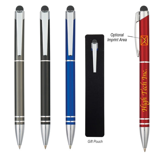 Aluminum Pen with Stylus