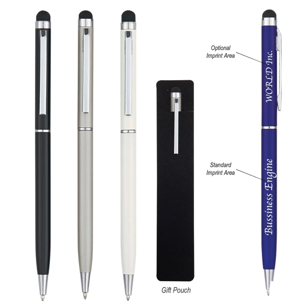Sleek Aluminium Pen with Stylus