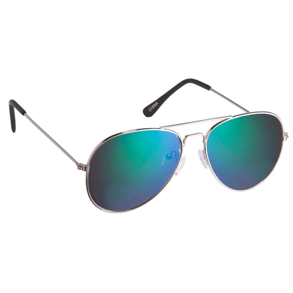 Pilot's Mirrored Aviator Sunglasses