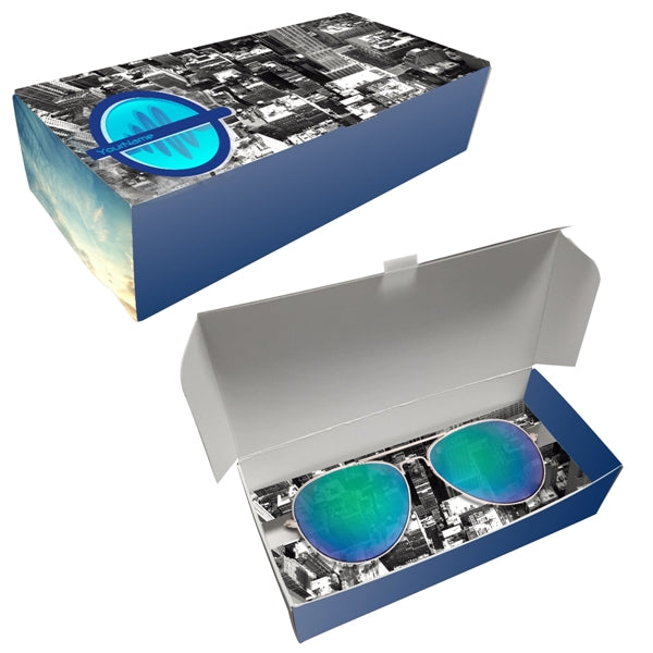 Pilot's Mirrored Aviator Sunglasses