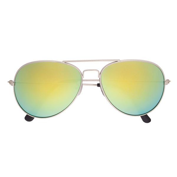 Pilot's Mirrored Aviator Sunglasses