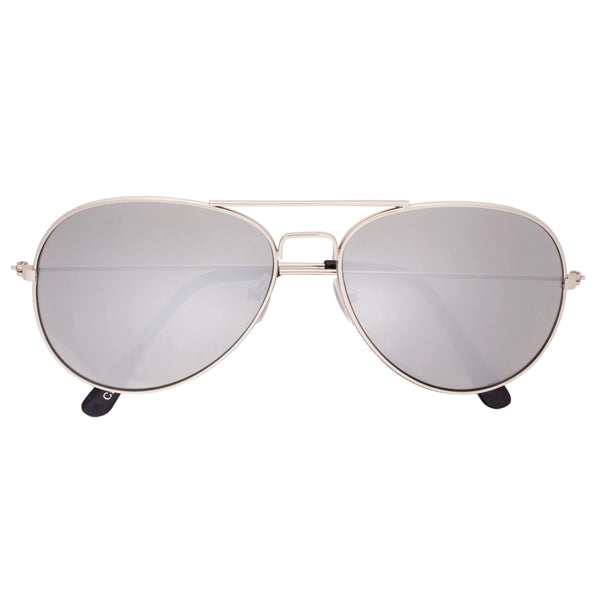 Pilot's Mirrored Aviator Sunglasses