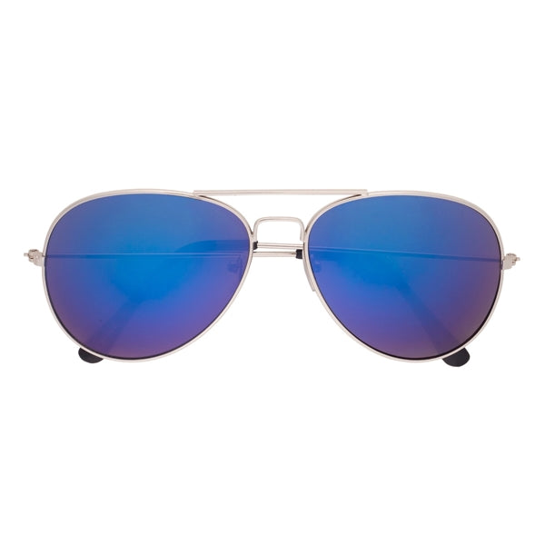 Pilot's Mirrored Aviator Sunglasses