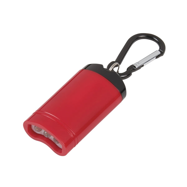 Easy-Releasing Carabined Flashlight