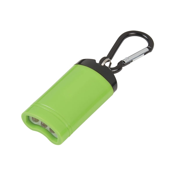 Easy-Releasing Carabined Flashlight