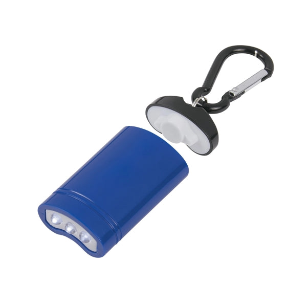 Easy-Releasing Carabined Flashlight