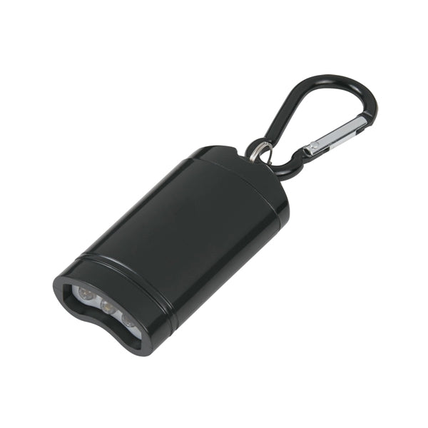 Easy-Releasing Carabined Flashlight