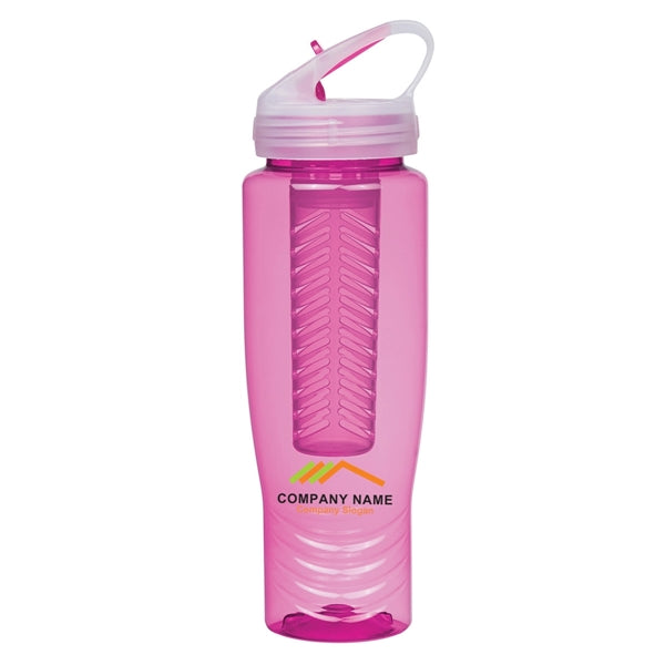 PET Sports Bottle with Infuser