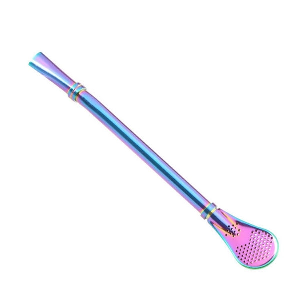 Stainless Steel Straw Stirring Spoon
