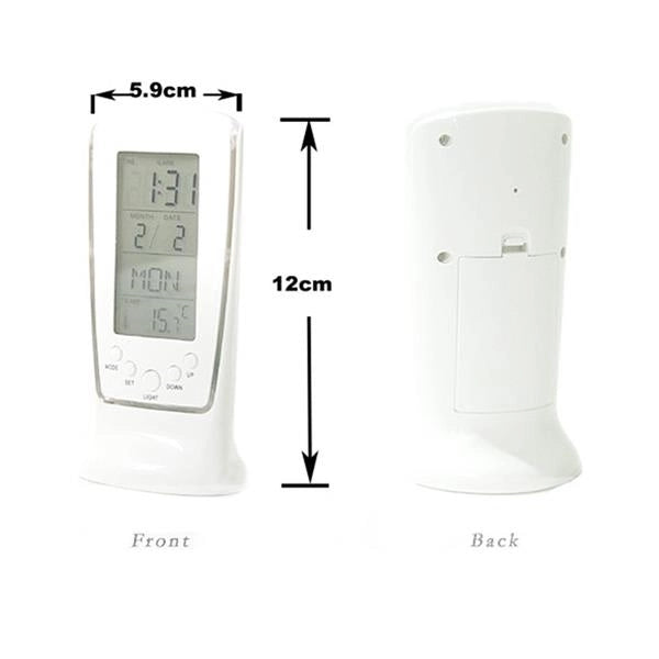 Led Desk Digital Clock Weather Station