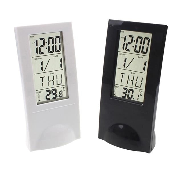 Transparent LED Digital Alarm Clock Weather Station