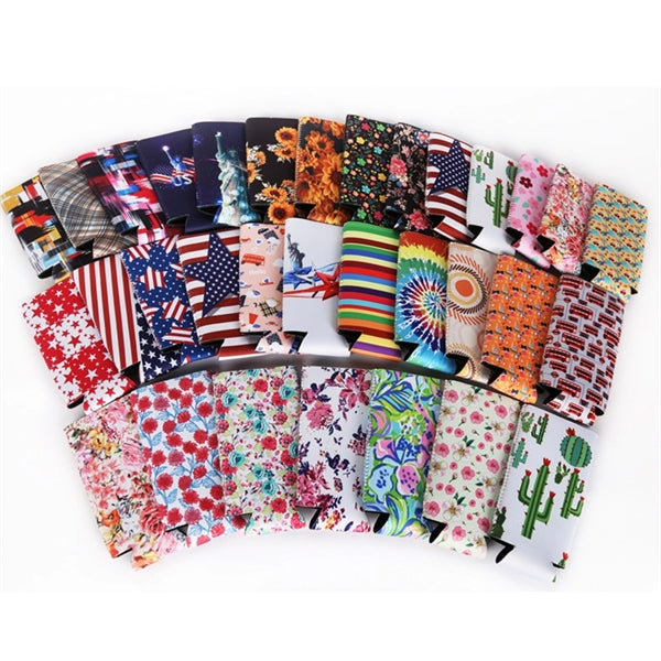 Printed Fashion Cans Cooler Sleeve
