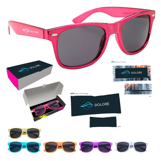 Colorful Metallic Beach Sunglasses