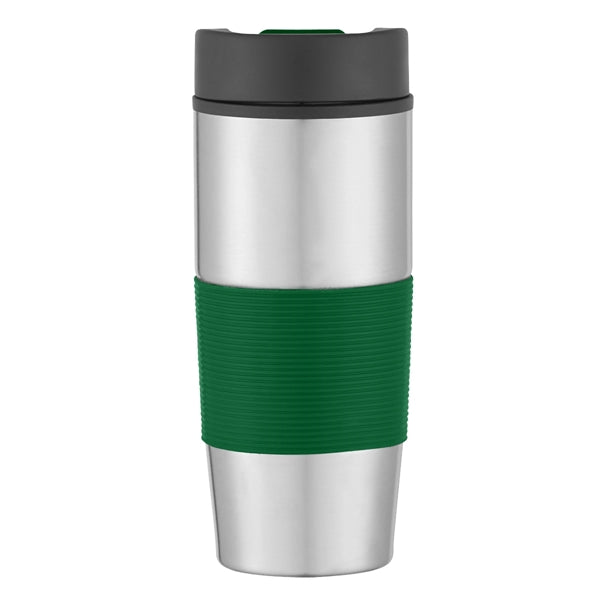 18 Oz. Stainless Tumbler With Silicone Grip