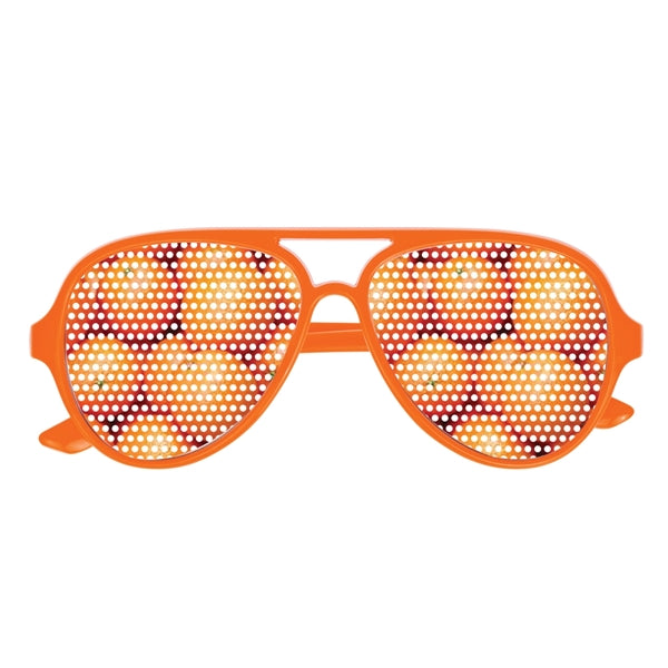Colorful Glasses with Pinhole Stickers
