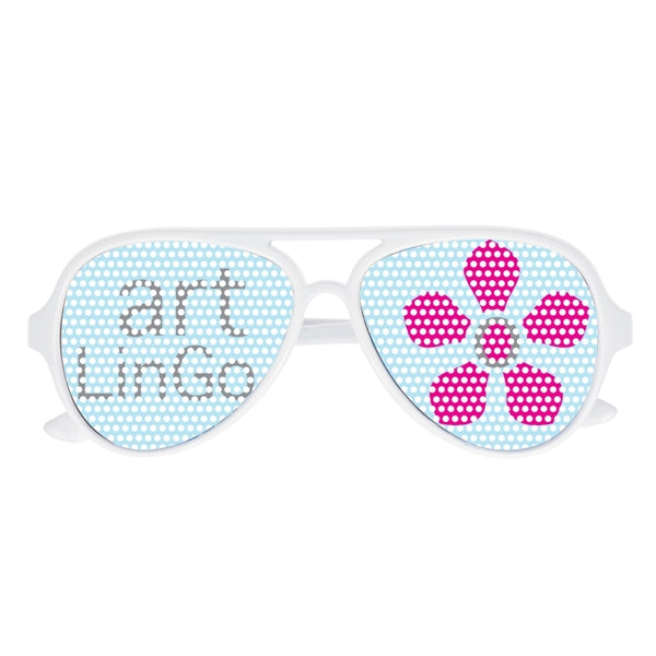 Colorful Glasses with Pinhole Stickers