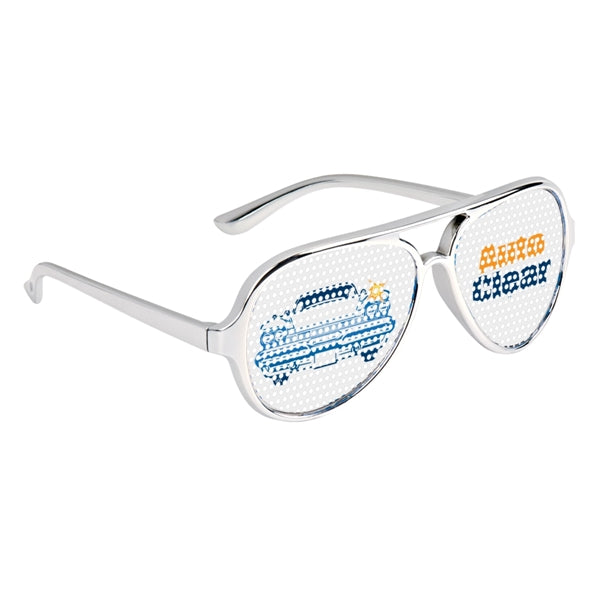 Colorful Glasses with Pinhole Stickers
