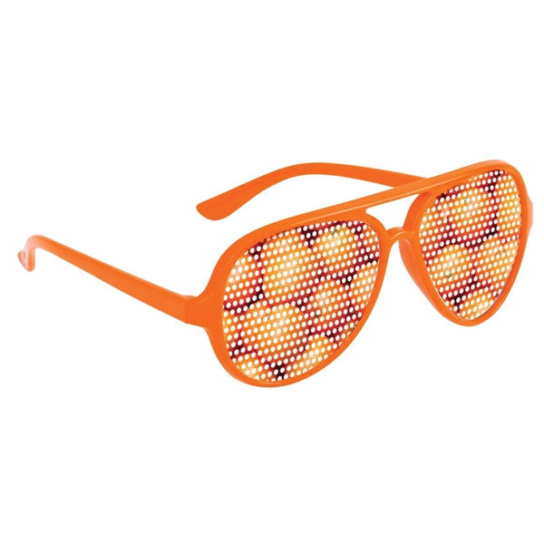 Colorful Glasses with Pinhole Stickers