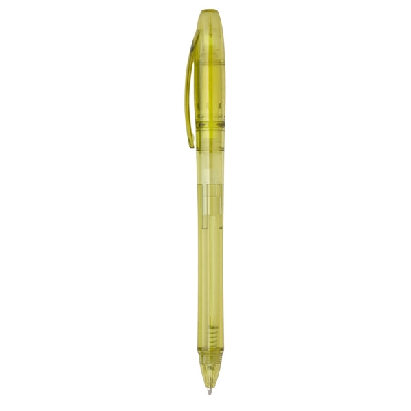 Twist-action Highlighter and Pen in one