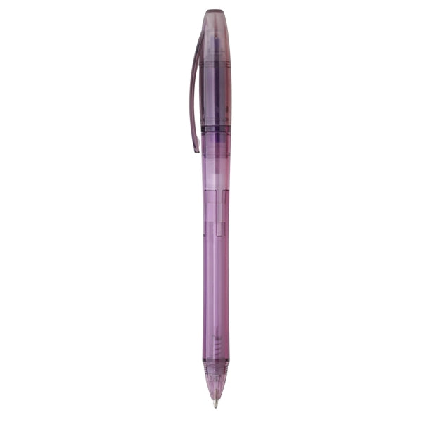Twist-action Highlighter and Pen in one