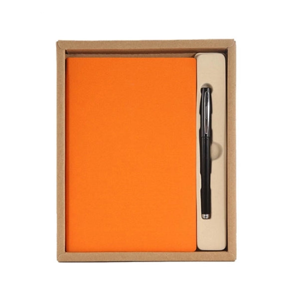 PU Leatherette Notebook Gift Set With Pen