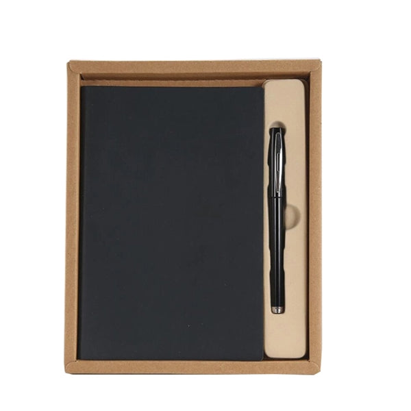 PU Leatherette Notebook Gift Set With Pen