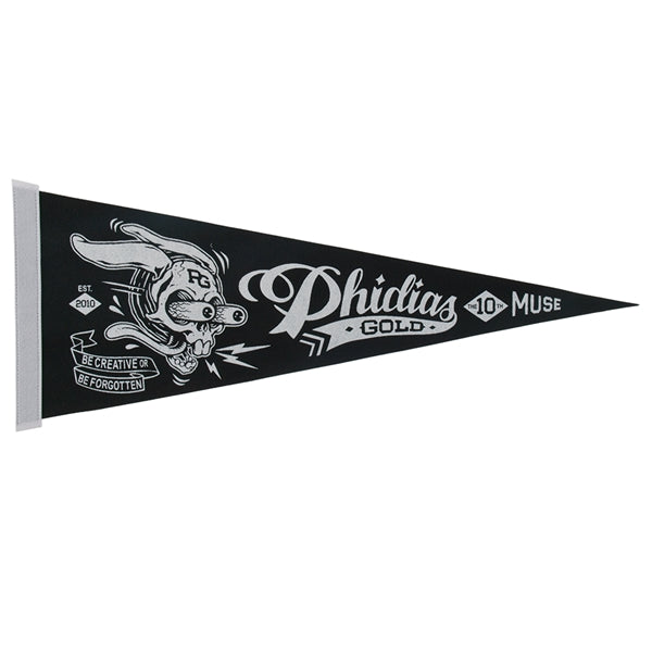 9" x 24" Colored Felt Pennant