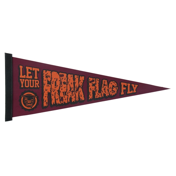 9" x 24" Colored Felt Pennant