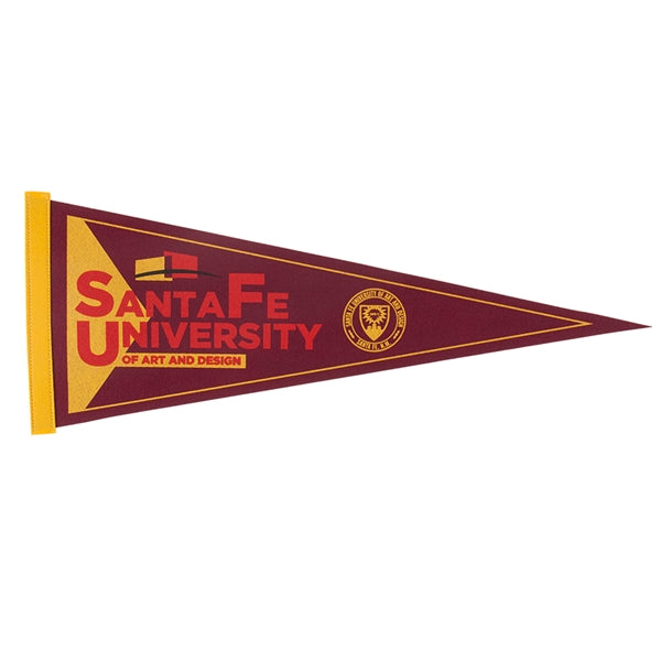 9" x 24" Colored Felt Pennant