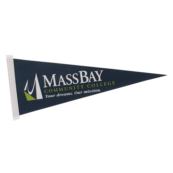 9" x 24" Colored Felt Pennant