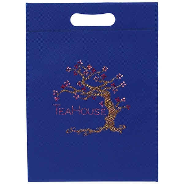 10W x 14H - Non-Woven Die Cut Bag - Sparkle