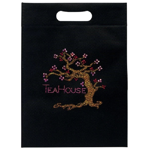 10W x 14H - Non-Woven Die Cut Bag - Sparkle