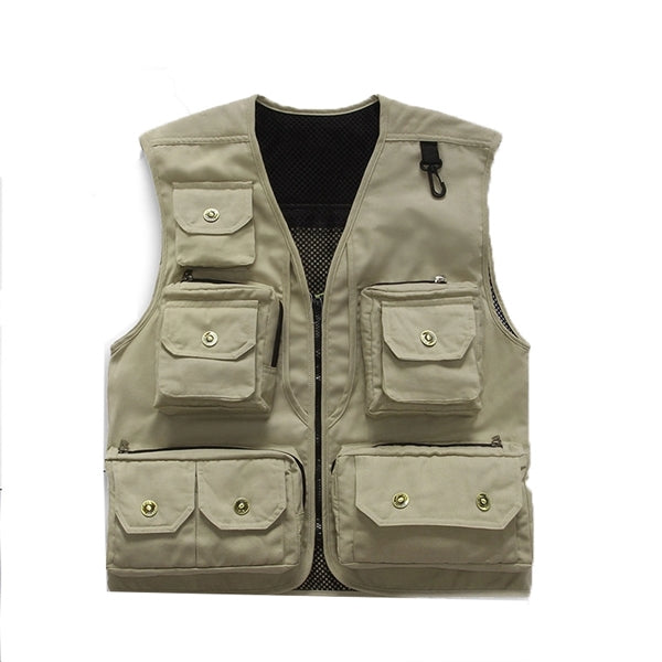 Outdoor Photography Fishing Vest Multi Pockets