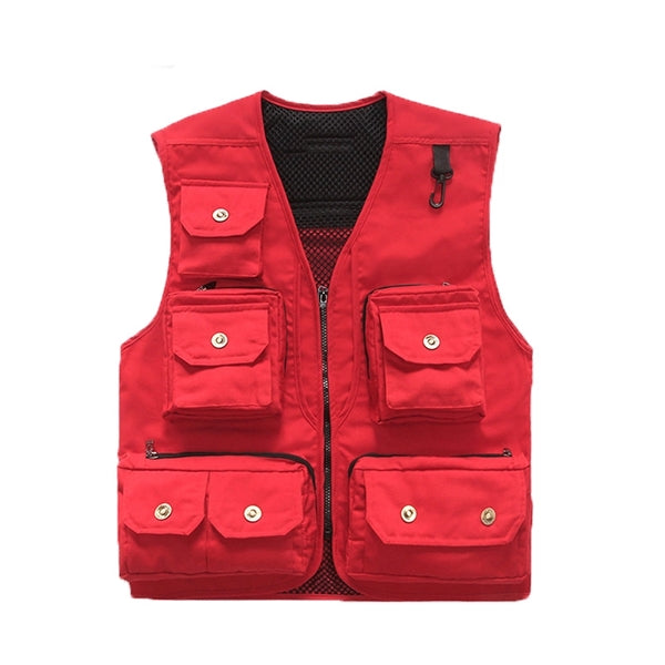 Outdoor Photography Fishing Vest Multi Pockets