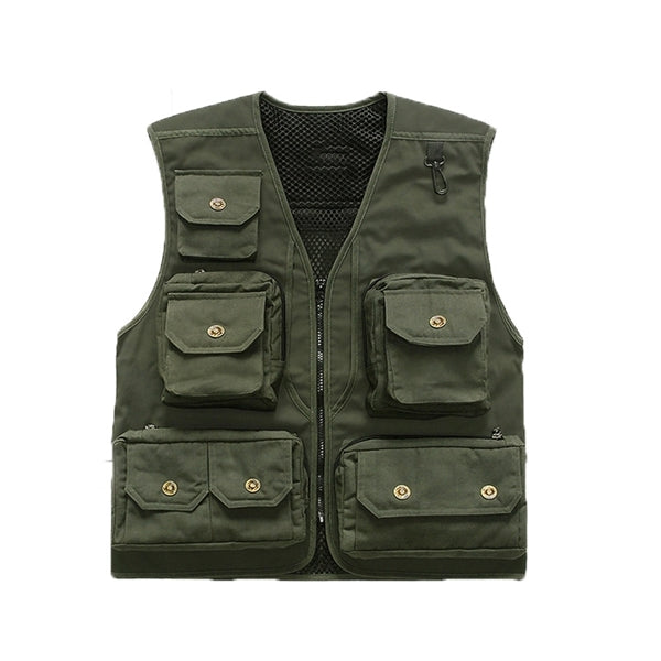 Outdoor Photography Fishing Vest Multi Pockets