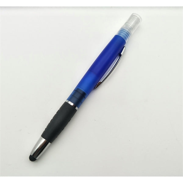 3-in-1 Spray Ballpoint Pen w/ Stylus Tip