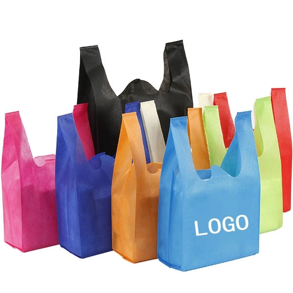 Large Non-Woven T-Shirt Vest Bag (13.8 " x 6.3 " x 23.7 ")