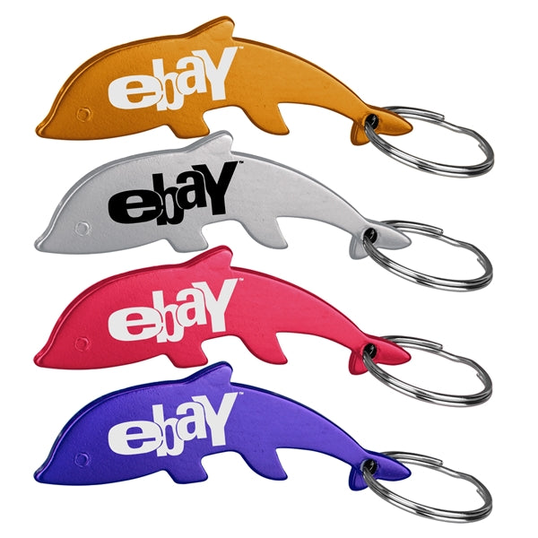 Dolphin Shaped Bottle Opener Key Holder