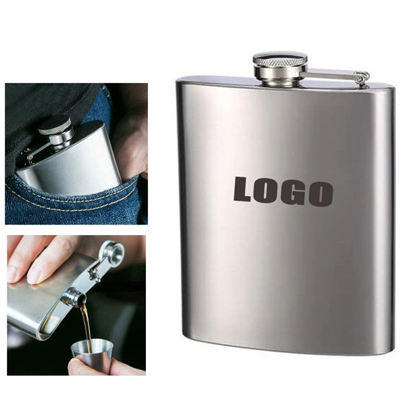 6 OZ 304 Stainless Steel Leak Proof Hip Flask