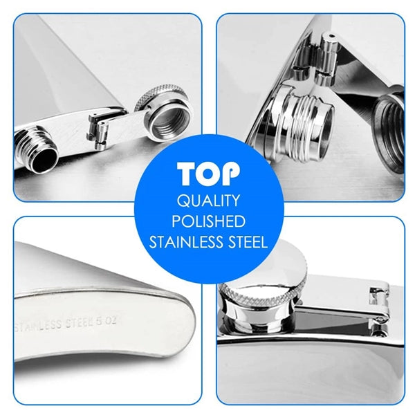 6 OZ 304 Stainless Steel Leak Proof Hip Flask
