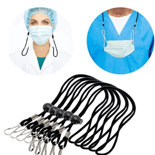 Adjustable Mask Neck Cord Strap Clip
