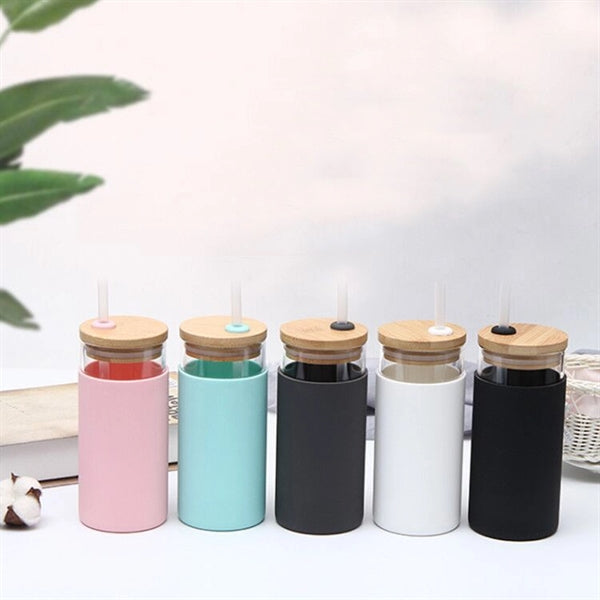 17oz Glass Tumbler Water Bottle
