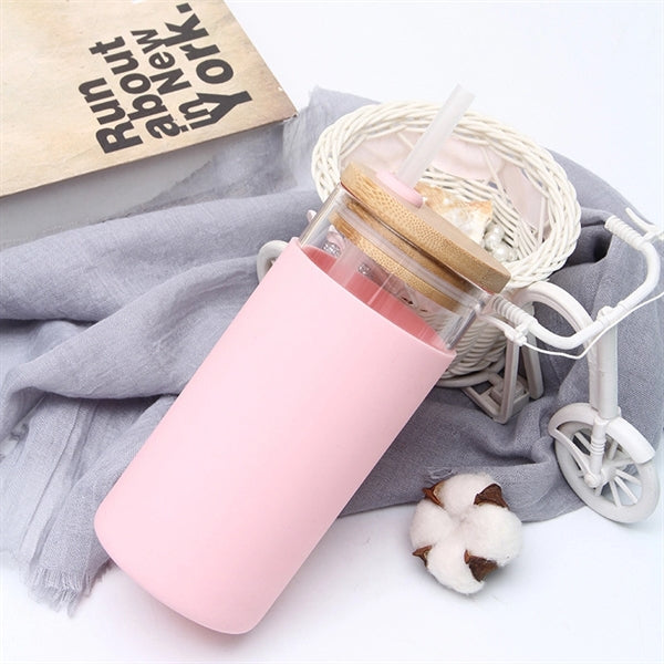 17oz Glass Tumbler Water Bottle