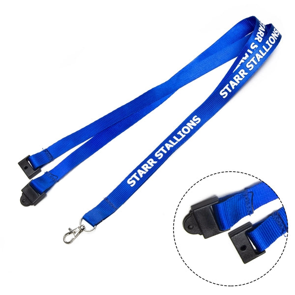 1/2" Nylon Lanyard with Safety Breakaway