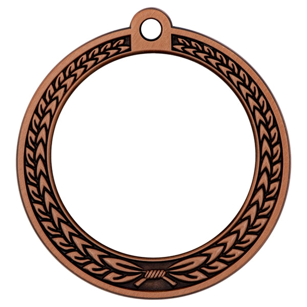 Speed Medal 2.5" 3D Wreath w/Full Color Dome Imprint
