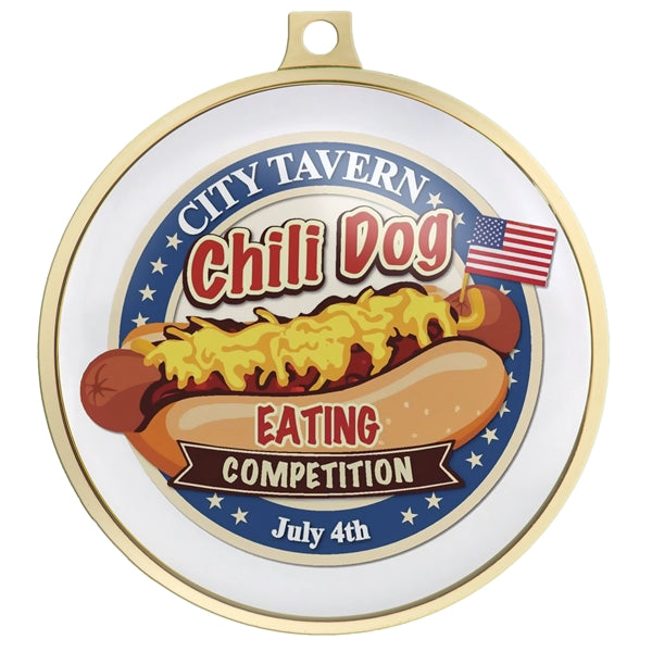 Speed Medal 2.5" w/ Full Color Imprint