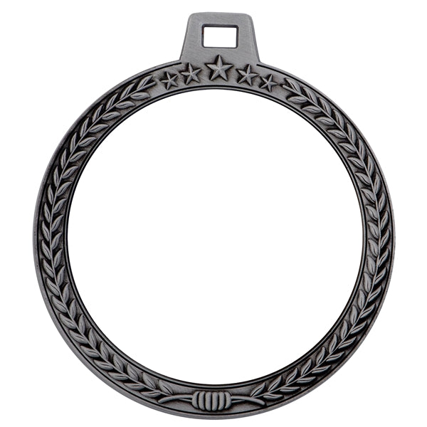 3" Speed Medal 3D Wreath & Star Border