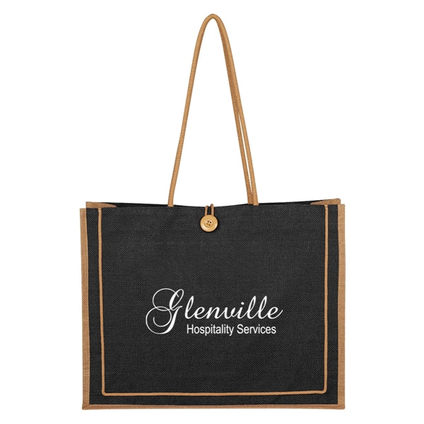 Paradise Jute Tote Bag