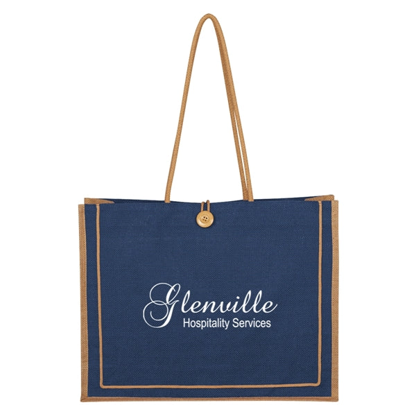 Paradise Jute Tote Bag